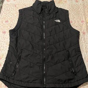 The North Face Black Insulated Zip-Up Vest